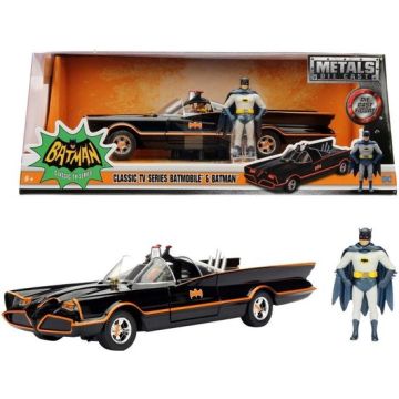Batman 1966 Classic Batmobile + Batman 1:24