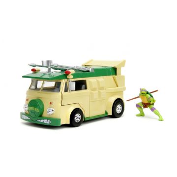 Turtles Party Wagon 1:24 with Donatello Figurine