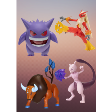 Pokémon battle Feature figure Assortment wave 16 (4pieces)