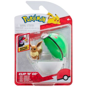 Pokémon - Clip'n Go  - EEVEE #4 & FRIEND BALL