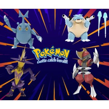 Pokémon battle Feature figure Assortment wave 18 (4pieces)