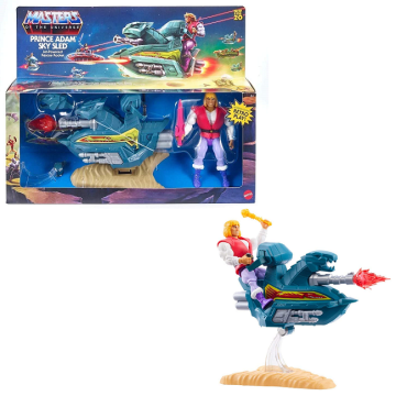 Masters of the Universe DeluxePrince Adam with Sky Sled Action Set 14 cm