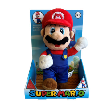 Super Mario " Poseable Mario"Plush 25cm