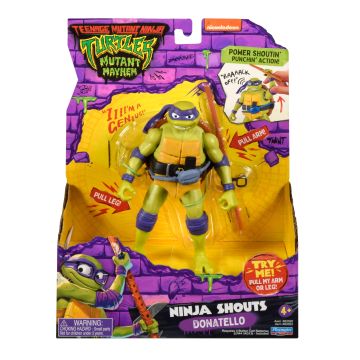 TMNT Movie Mutant Mayham NINJA SHOUTS Donatello 14cm