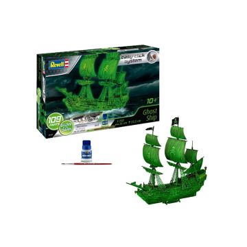 Ghost Ship easy-click-system with "Night Color" Glow in the Dark Paint