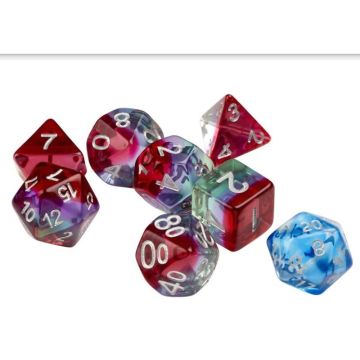 Dice Set - Watermelon (8 dice)