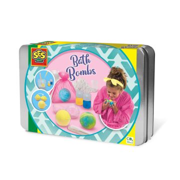 Bad bruisballen - Bombes de bain-boîte de rangement métallique