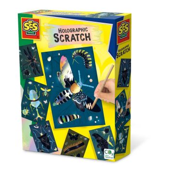 Holografisch scratch - Insecten - Dessins holographiques à gratter - Insectes