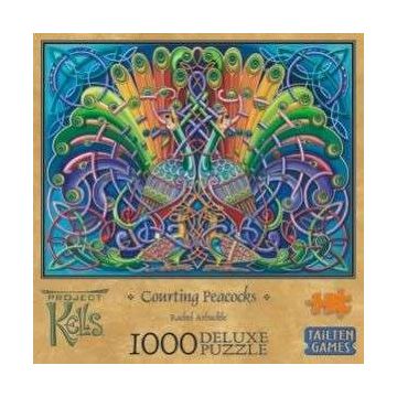 Courting Peacocks 1000 Pieces Deluxe Puzzle
