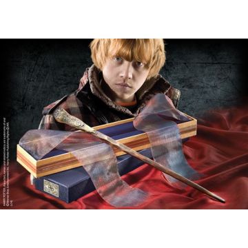 Harry Potter - Ron Weasley Wand with Ollivanders Wand Box Replica 36 Cm