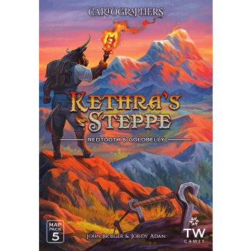 Cartographers Heroes Map Pack 5 - Kethra's Steppe