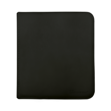 Vivid 12-pocket zippered Pro-Binder Black