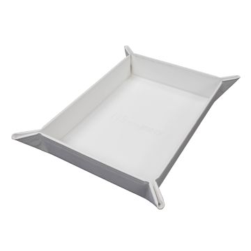 Vivid Magnetic Foldable Dice Tray White