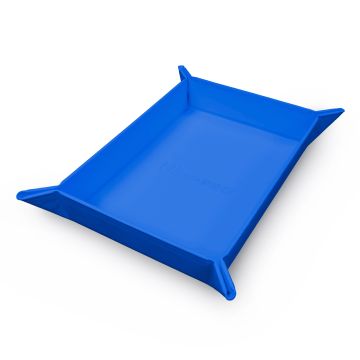 Vivid Magnetic Foldable Dice Tray Blue