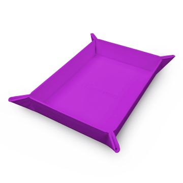 Vivid Magnetic Foldable Dice Tray Purple