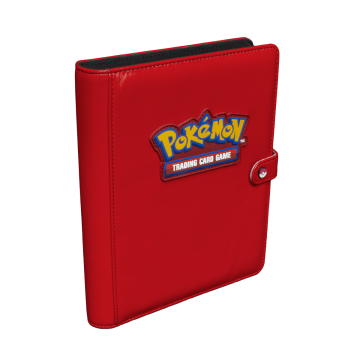 Pokémon Premium red snap 4-pocket binder