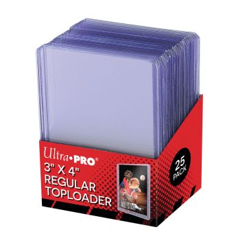 Toploader 3"x4" Regular "Super Clear" 25s