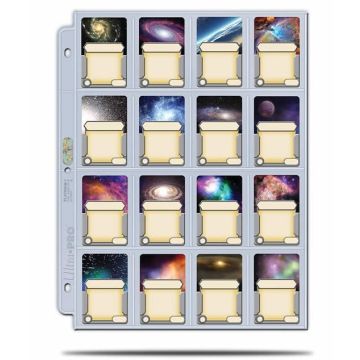 16-Pocket Pages Platinum with 41mmx63mm pocket (100)