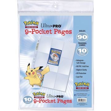 PKM 9-Pocket pages - 10 pack (11 holes)