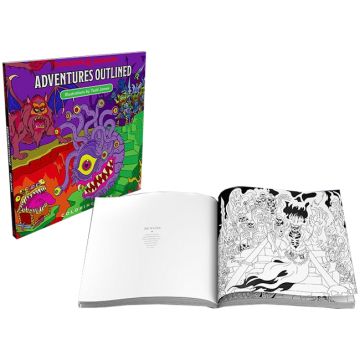 Dungeons & Dragons Next Adventures Outlined coloring book
