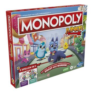 Monopoly Junior - 2 spellen in 1 NL