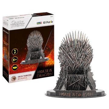 3D -Puzzle -House of the Dragon "Iron Throne" - 39 Pieces