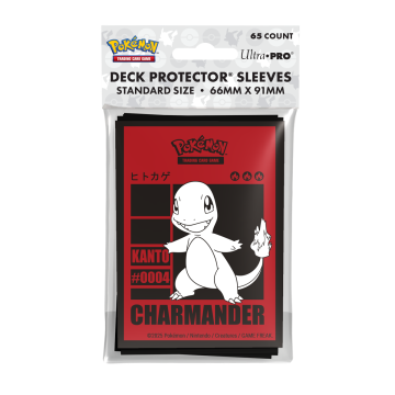 Charmander 65ct Deck Protector Sleeves  for Pokémon